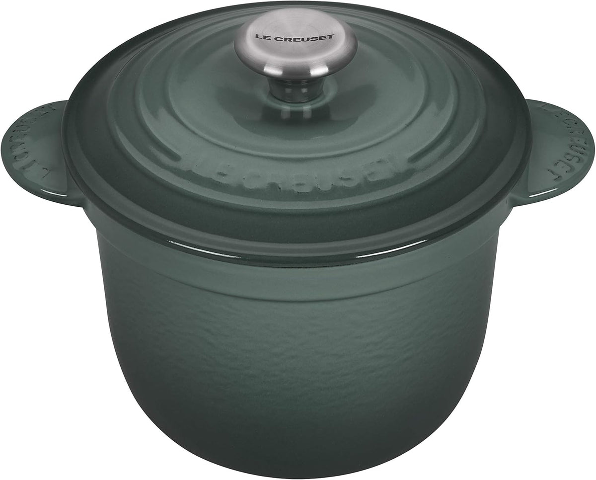 Enameled Cast Iron Rice Pot with Stoneware Insert, 2-1/2-Quart K7529