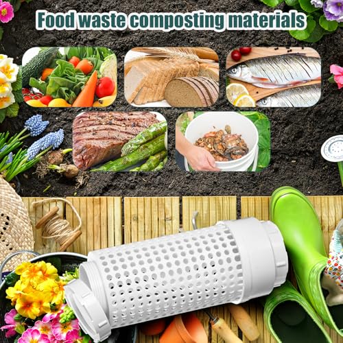 2 Pcs Inground Worm Composter L46002