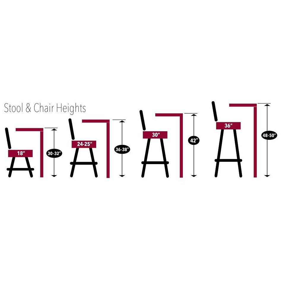 42 in. Black Pub Table S833416