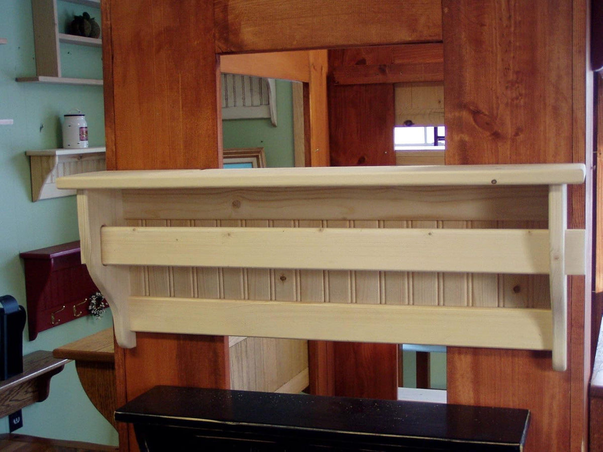 Unfinished Wood Quilt Rack L580238
