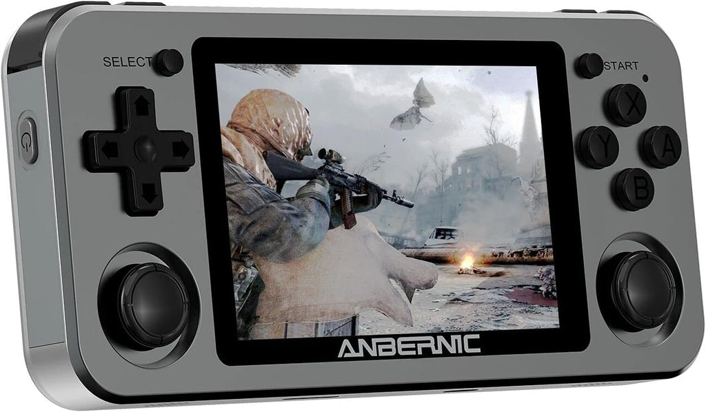 Black 3.5 Inch IPS Screen Handheld Game Console T421249