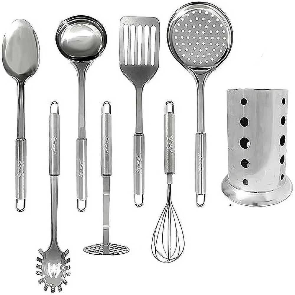 8 Piece Kitchen Utensils Set with Holder E568485