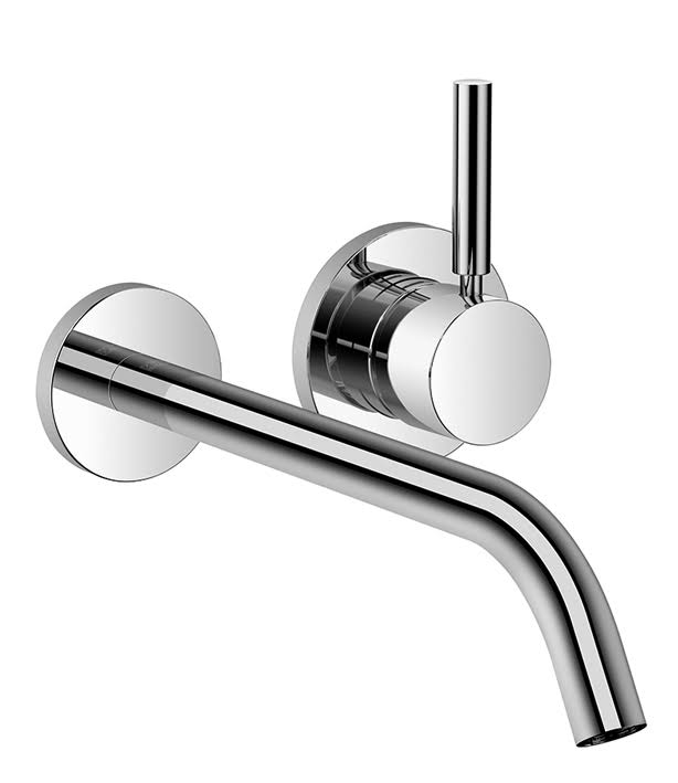 Polished Chrome Wall-Mounted Single-Lever Mixer X3238