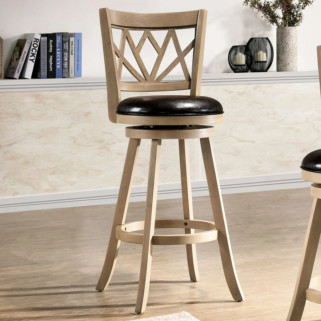 Wood Swivel Barstool Z798440