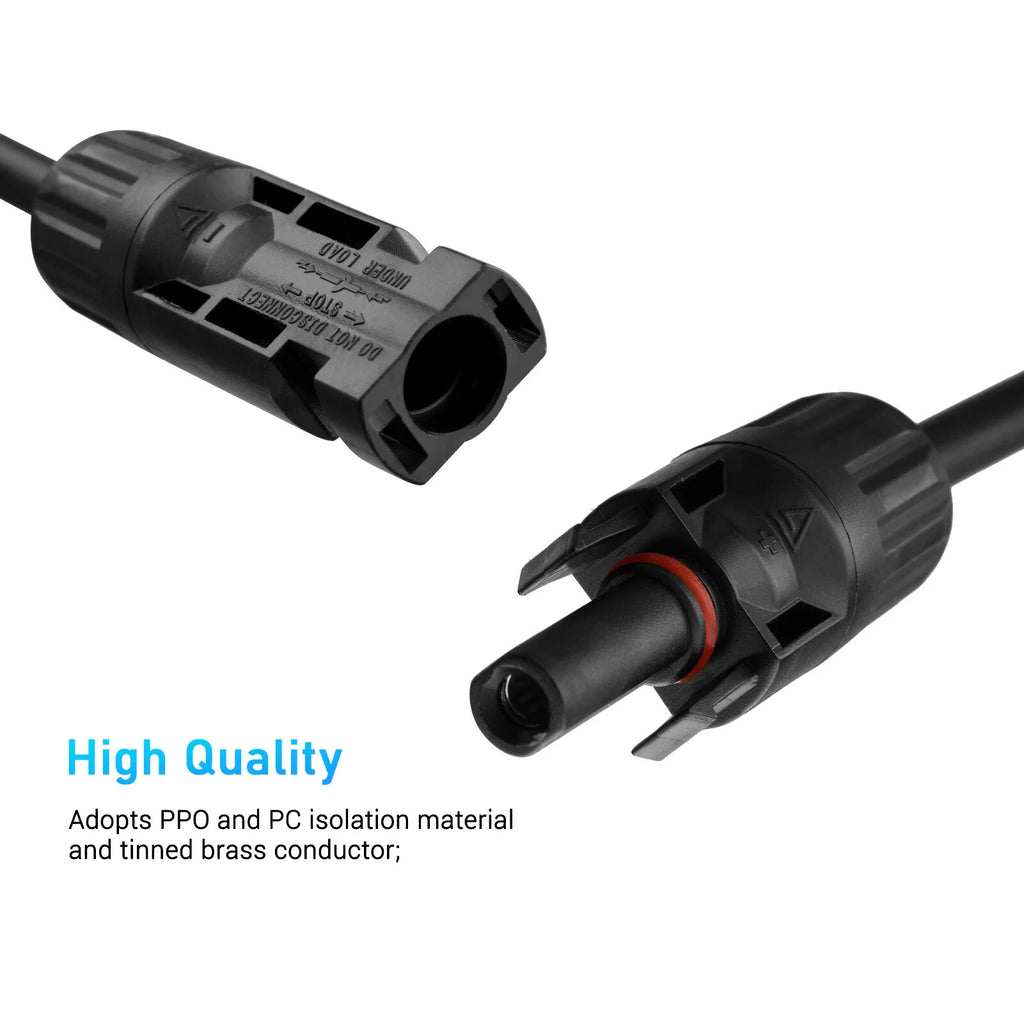 4-Way Solar Cable Connector IP67 Waterproof 12AWG G685