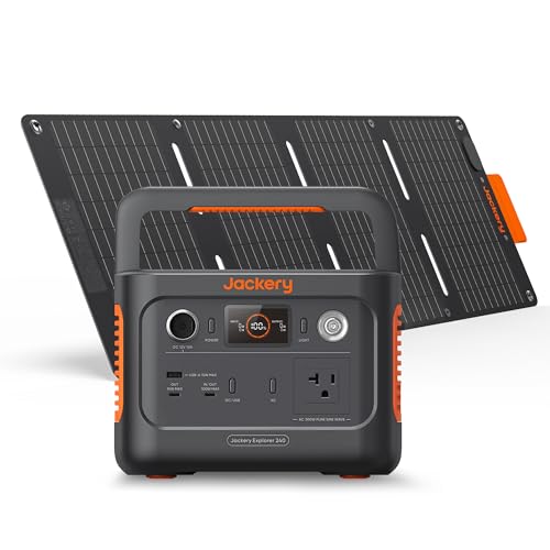256Wh LiFePO4 Solar Generator with 40W Solar Panel I1566