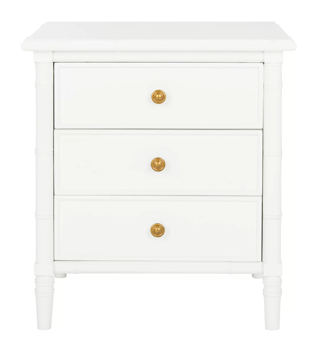 3 Drawer Bamboo Nightstand T355