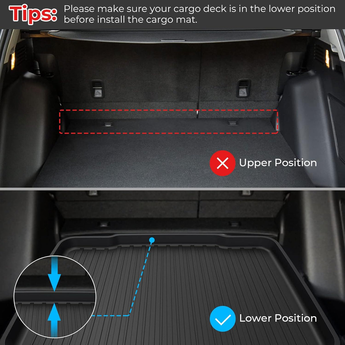 Black All Weather Cargo Trunk Liner Z4747