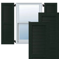 15x22W x 77x22H Exterior Composite Louvered Shutters (Per Pair) V178