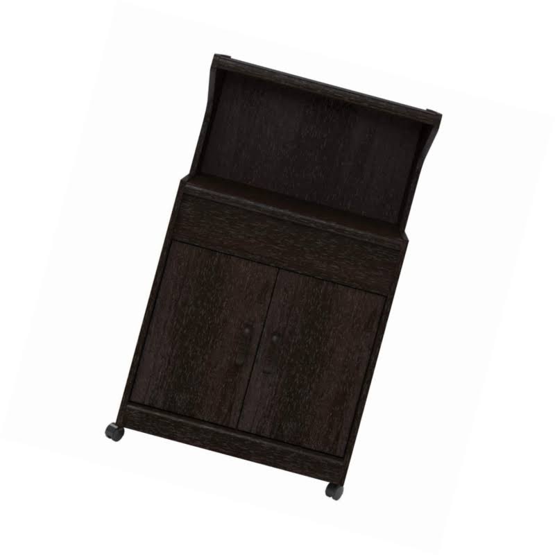Microwave Cart with Shelf Espresso H91206