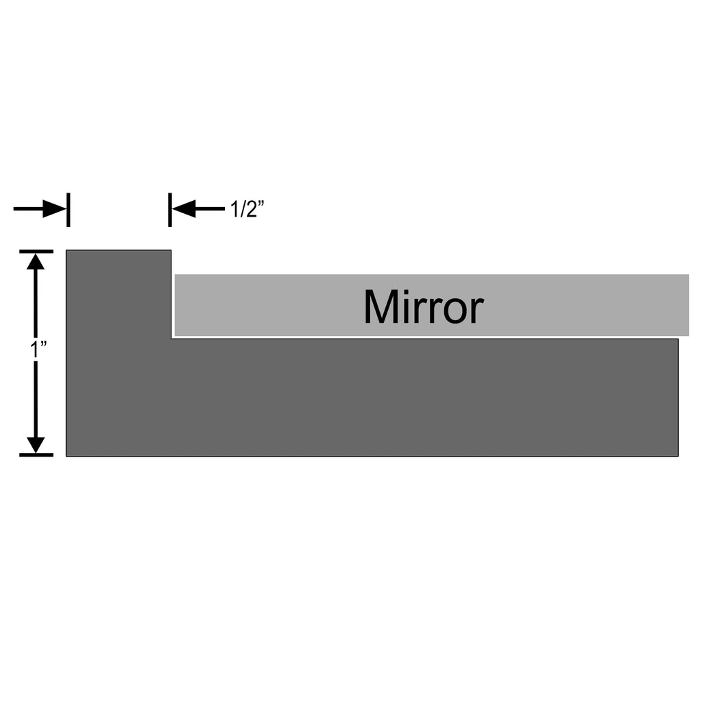 Black Cherry Oval Mirror P2132