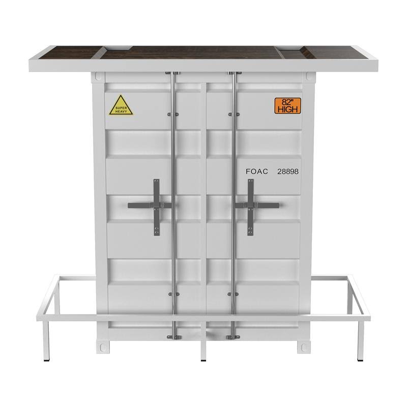White Metal Bar Table G64703