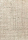 Wheat Beige Solid Rectangle Area Rug R107