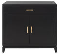 Black 2 Door 1 Drawer Chest H805685