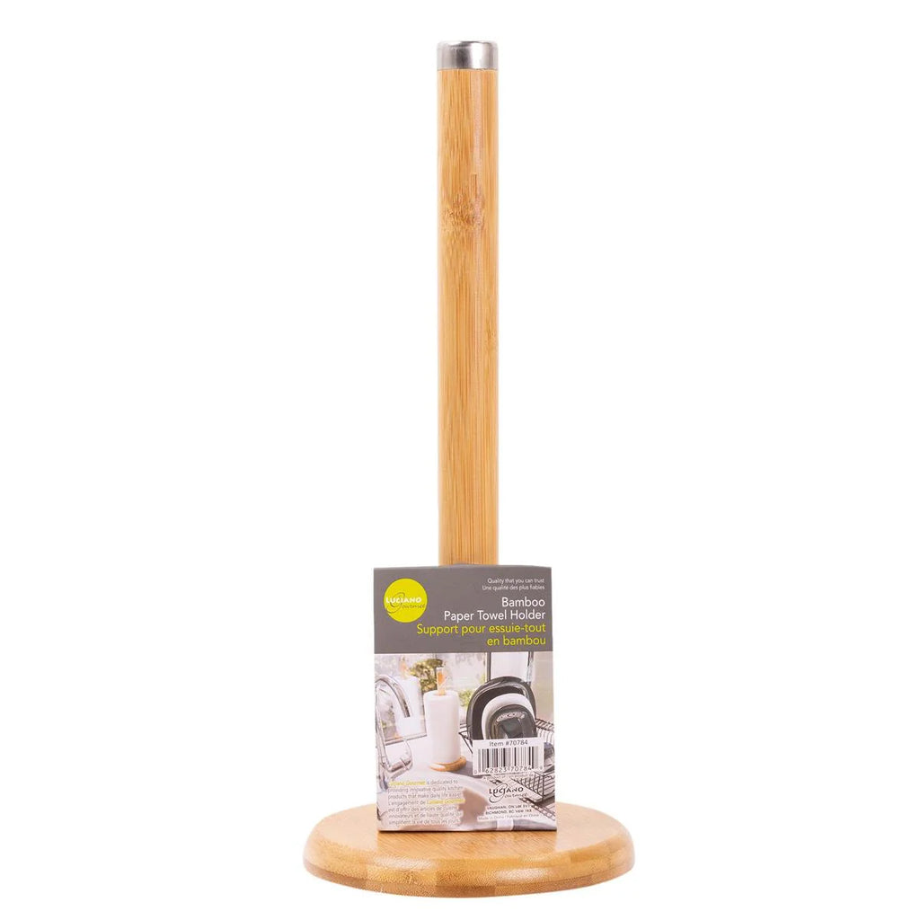 Bamboo Paper Towel Holder F8838