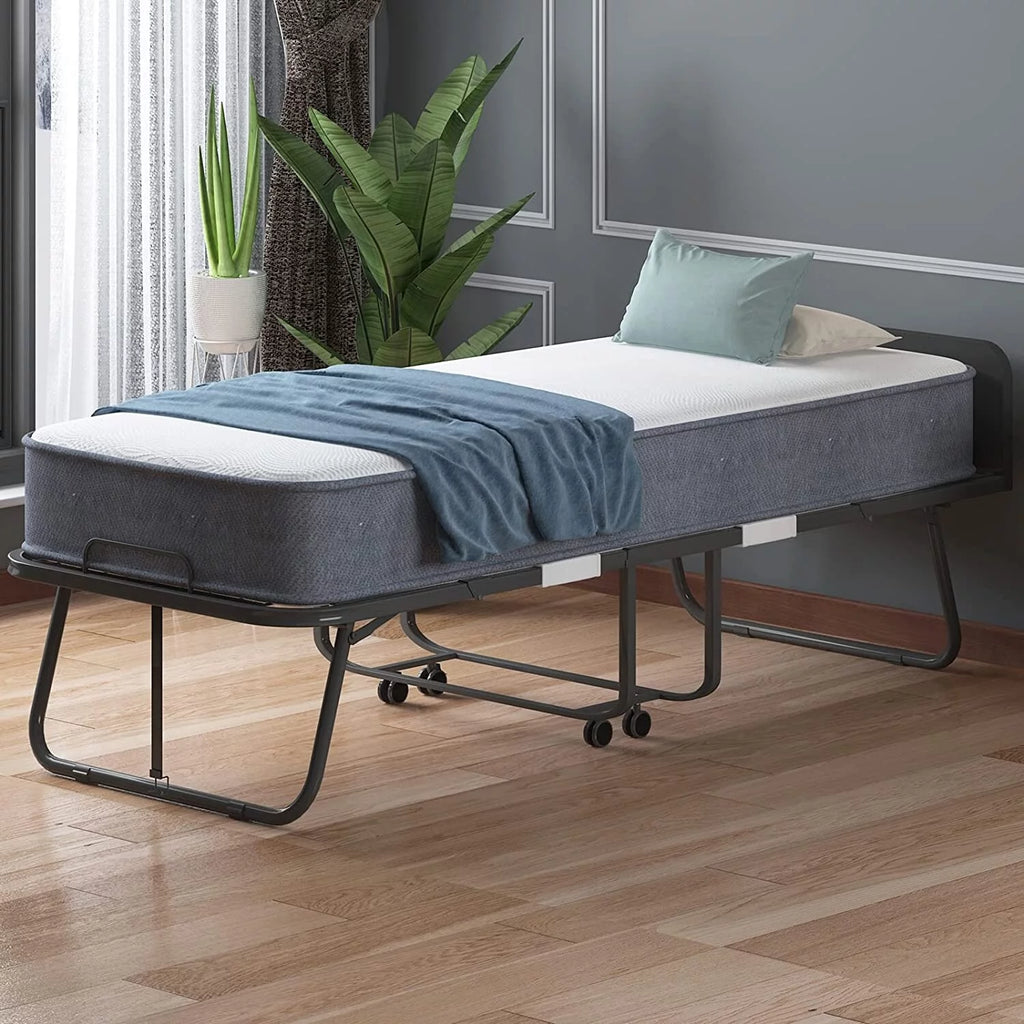 Folding Bed with Mattress and Headboard W29417