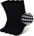 Non-Skid Moisture Wicking Cushioned Crew Grip Socks U709