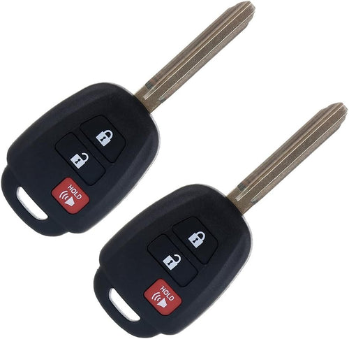 1pc 3 Buttons Keyless Remote Car Uncut Transmitter Key Fob Chip Z725