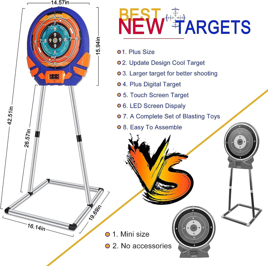 Electronic Scoring Shooting Target for Toy Guns and Foam Darts Z957