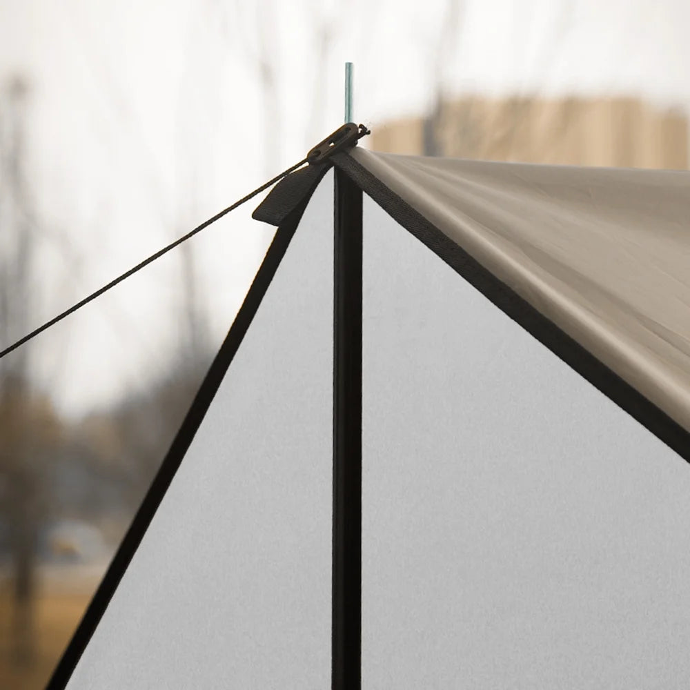Camping Awning Tarp with Poles Waterproof Sun Shade G2001