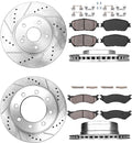 8 Lug Rotors + Ceramic Brake Pads + Clips M914