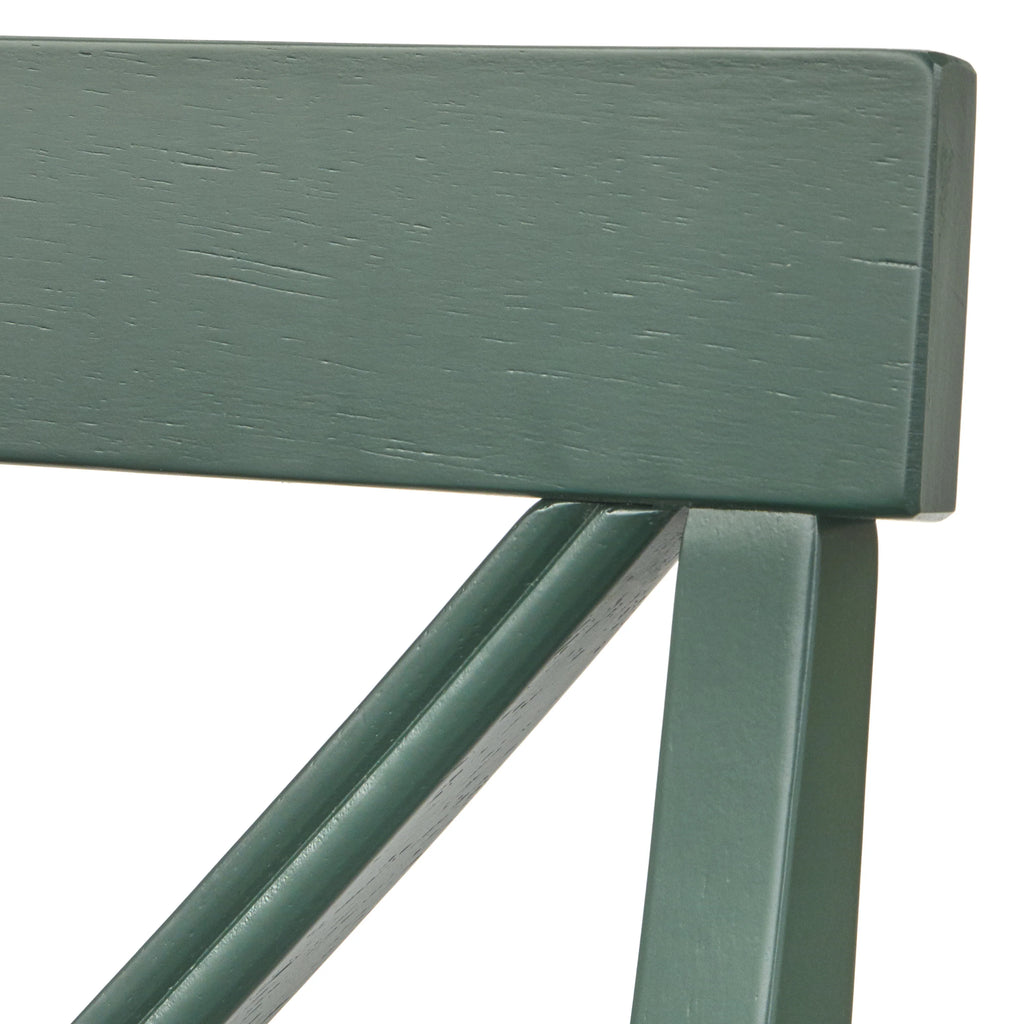 Set of 2 Dark Green Dining Chair L87910