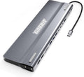 14-in-1 USB C Hub Multiport Adapter with HDMI, VGA, SD Card Reader, Ethernet, USB 3.0, USB-C PD & Audio Jack, Pack of 2 Y83956