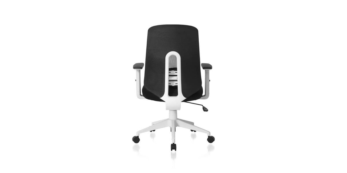 Ergonomic Swivel Office Chair with Lumbar Adjust (Black) C62332