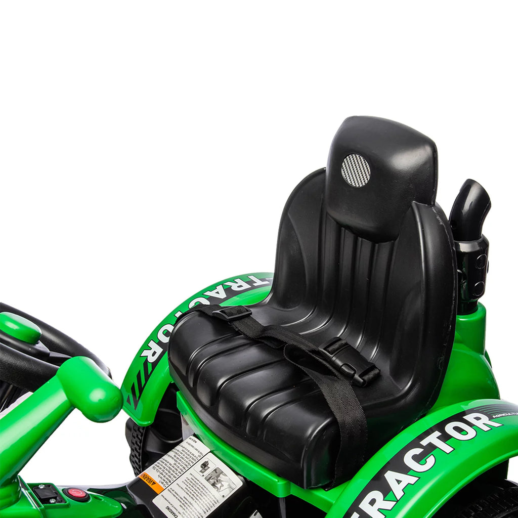 24 V Powered Ride Ons Tractor with Trailer, Green Q90932