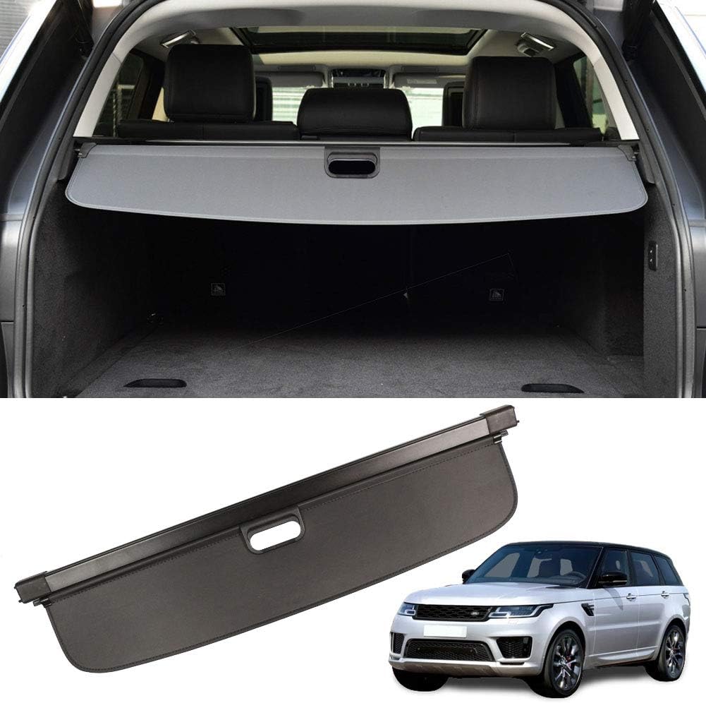 Black Retractable Cargo Cover S9985