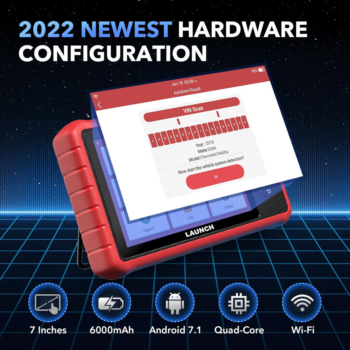 OE-Level All Systems Diagnostic Scan Tool with 26+ Reset Services E190454