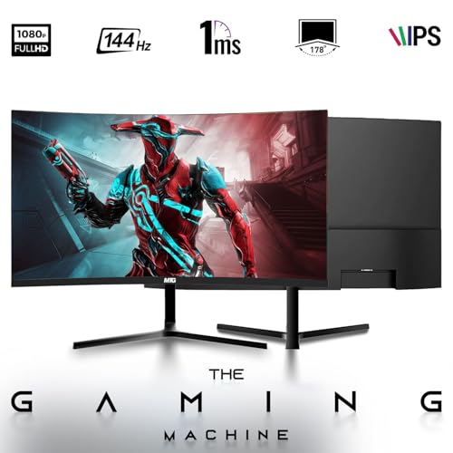 Core i7 32GB RAM 1TB SSD 27 inch Curved Monitor RTX 3060 Gaming Desktop PC Bundle G8143