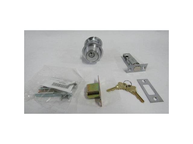 Satin Chrome Deadbolt V702