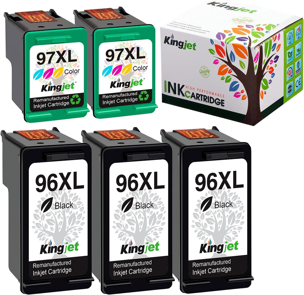 Remanufactured 96 97 Ink Cartridge Replacement 5 Pack U7186