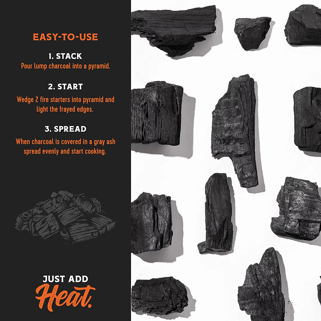 All Natural Hardwood Lump Charcoal, 20 Pounds N122