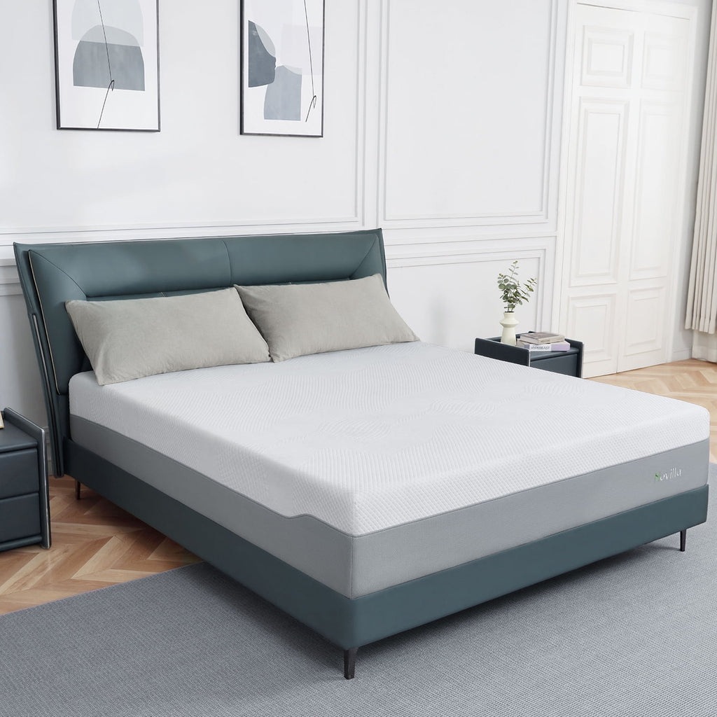 12 Gel Memory Foam Medium Firm Mattress, Full Size T7969
