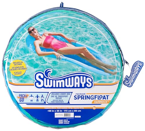 Sky Blue Inflatable Pool Lounger C168