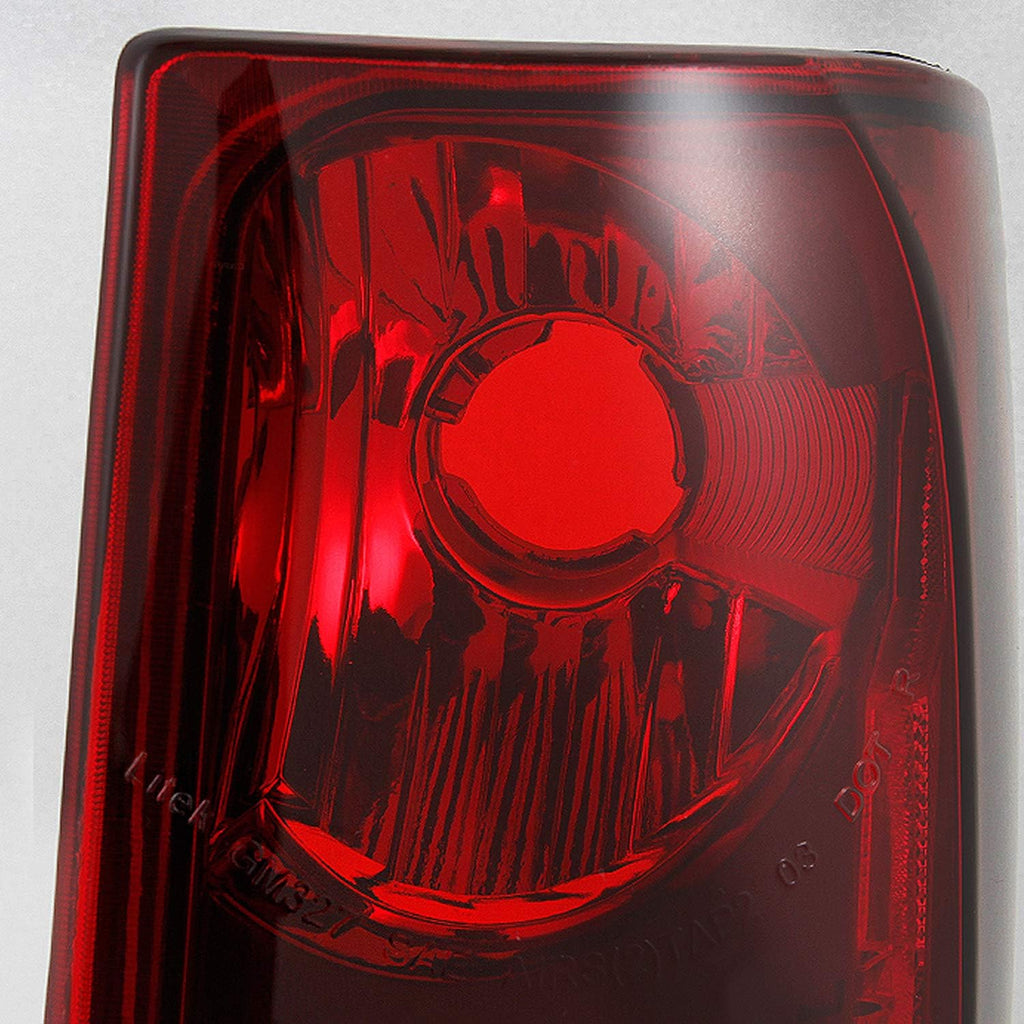 Red Tail Lights Replacement Pair Pack of 2 U639