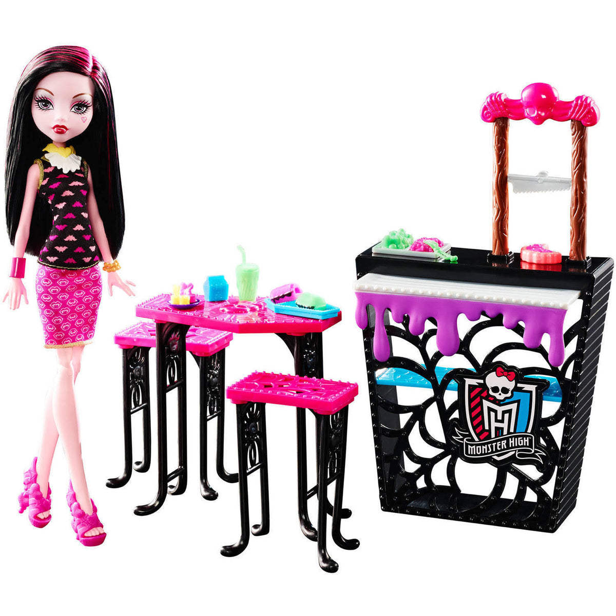Beast Bites Cafe Draculaura Doll u0026 Playset E814718
