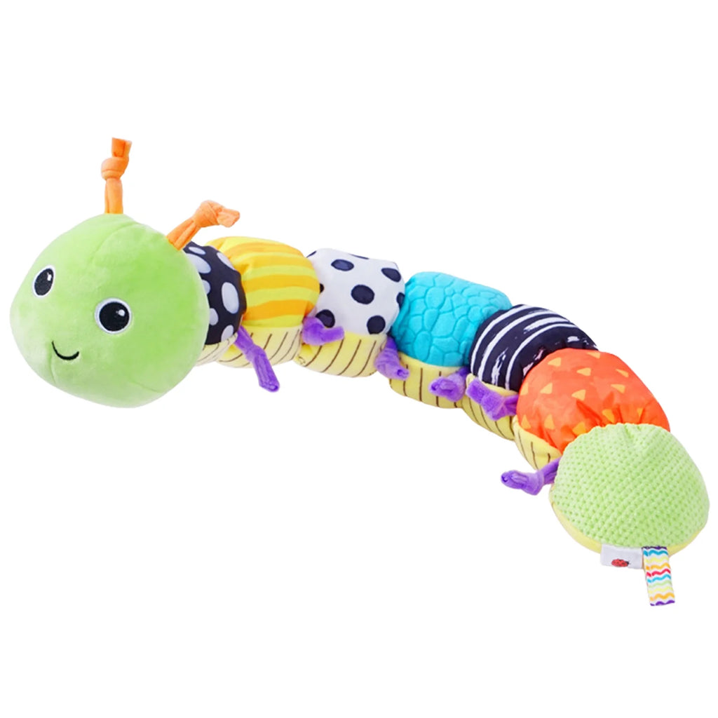 Multicolor Baby Toy Plush Caterpillar Rattle Y464653