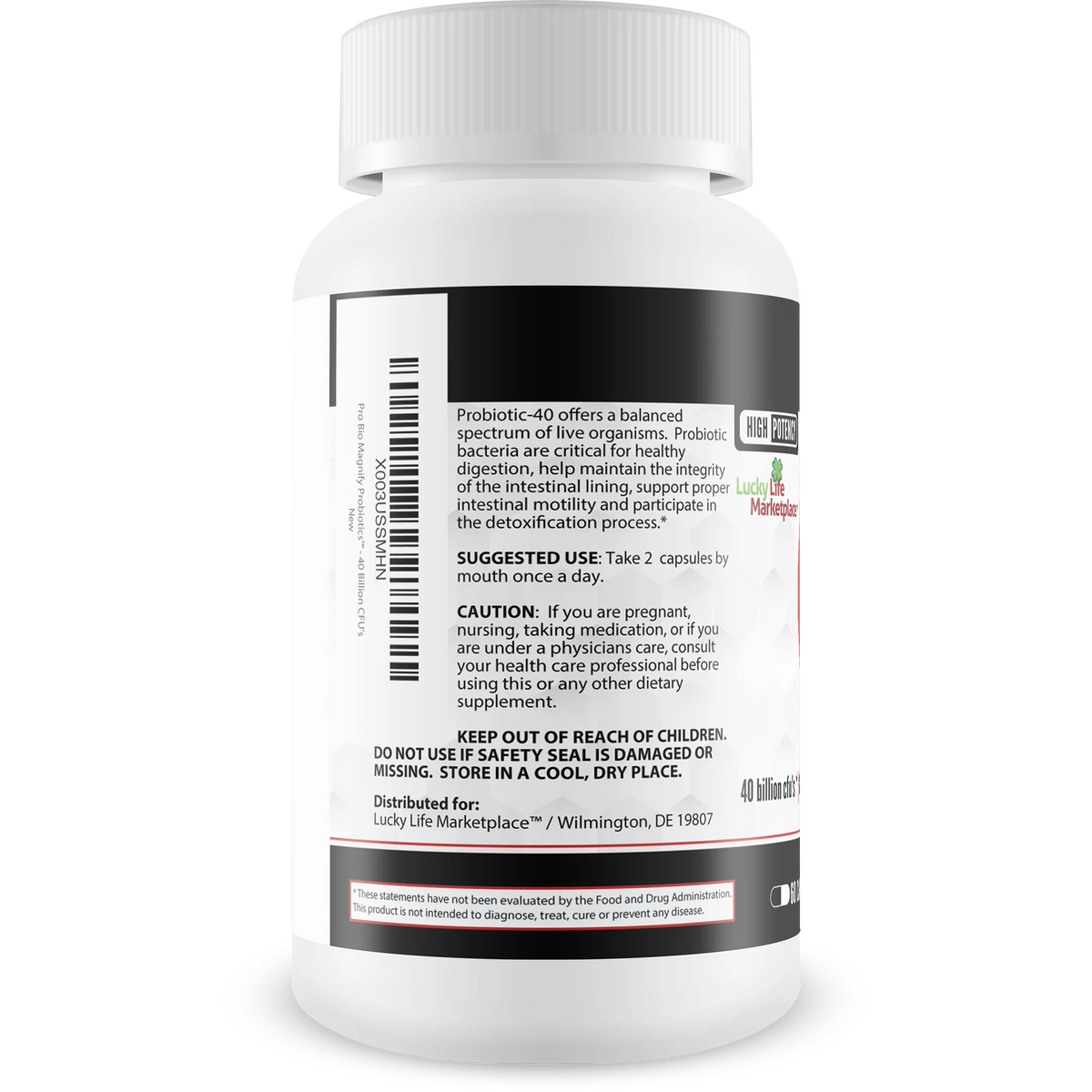 Probiotics for Men 40 Billion CFU M559