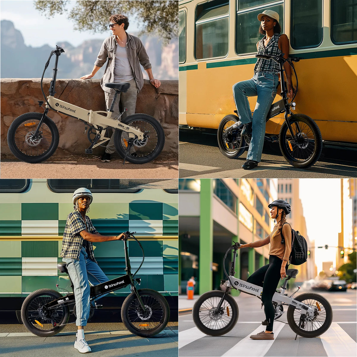 500W 20MPH 48V Removable Battery Folding Electric Bike M441725