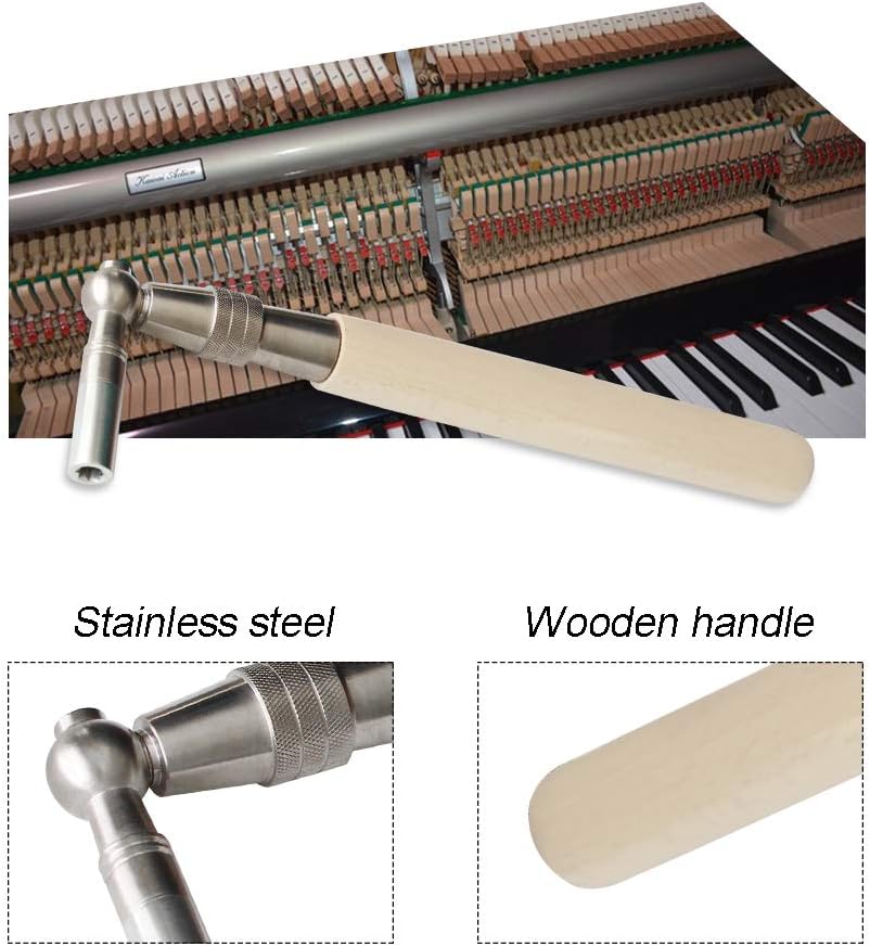 16 Pieces Piano Tuner Tools with Case Q5992