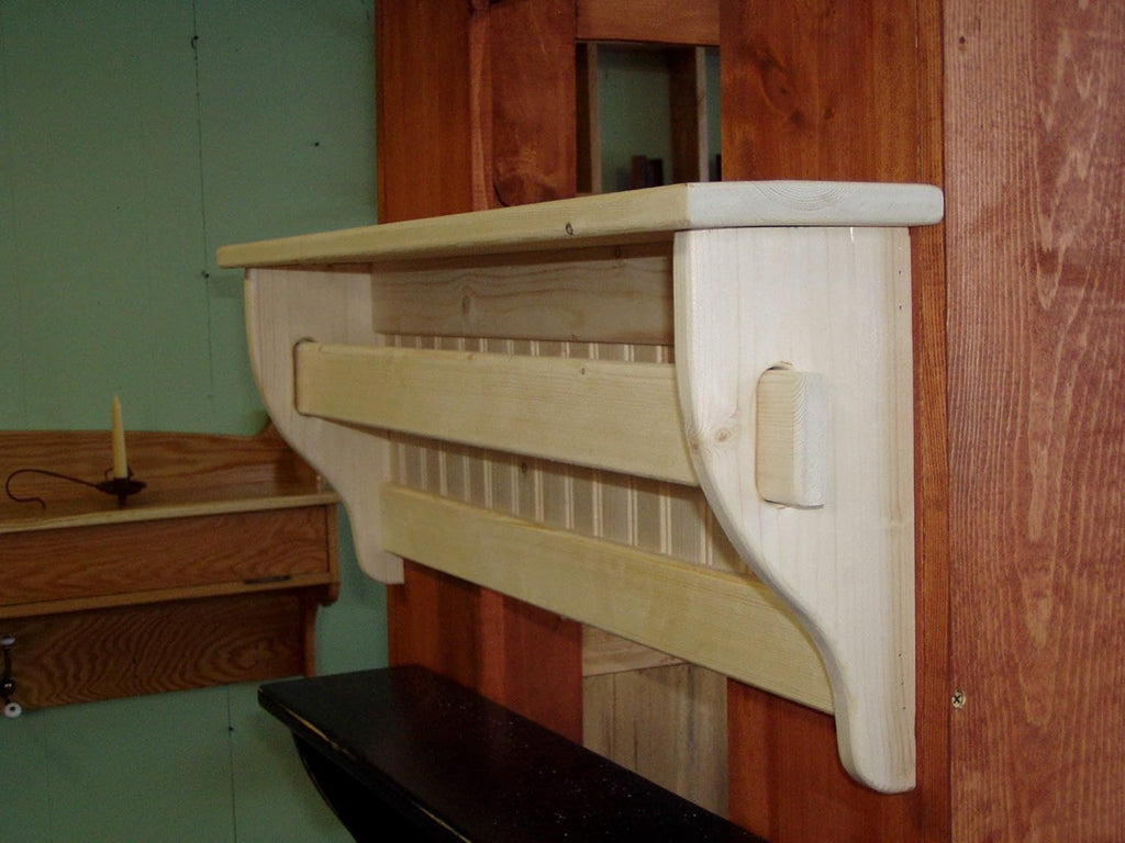 Unfinished Wood Quilt Rack L580238