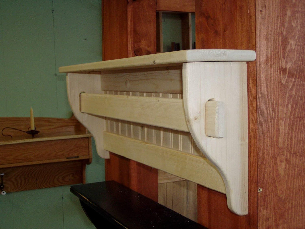Unfinished Wood Quilt Rack L580238