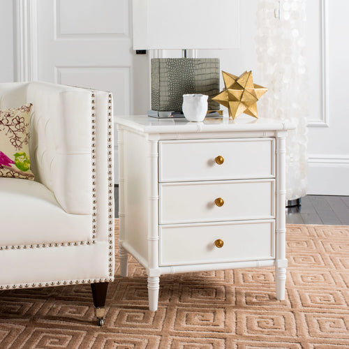 3 Drawer Bamboo Nightstand T355