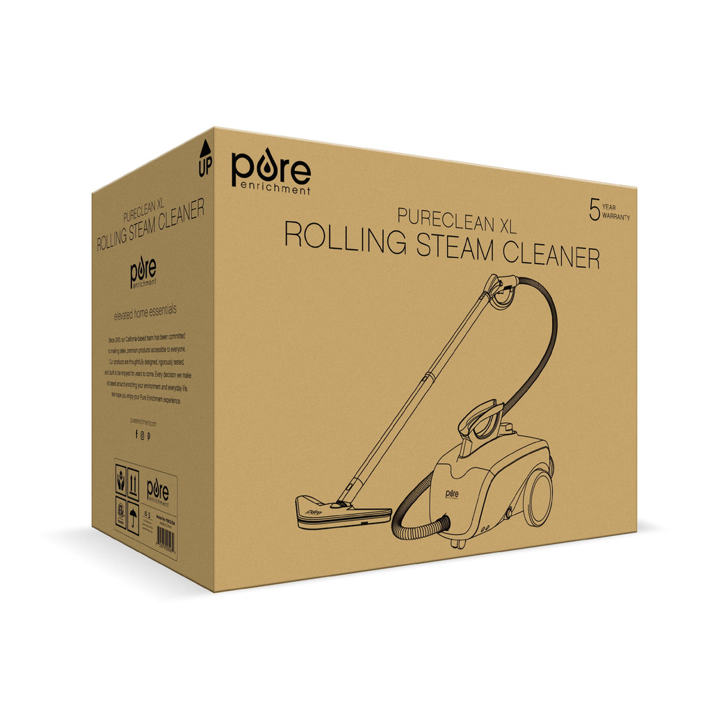 Rolling Steam Cleaner with 18 Accessories M431487