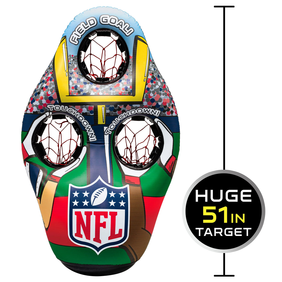 XL Inflatable Football Target Toss Game Z18836