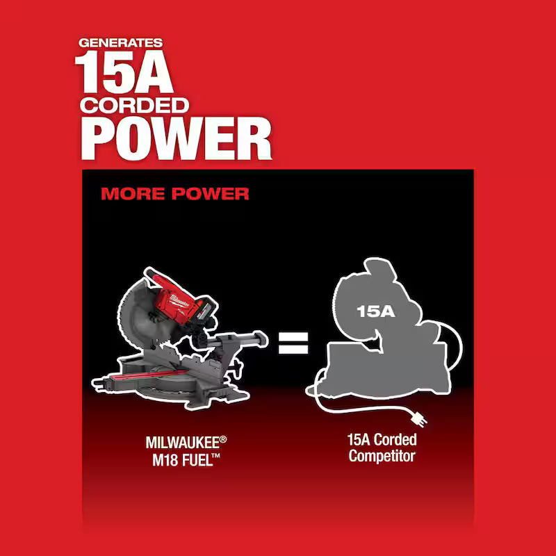 18V Brushless Cordless Dual Bevel Sliding Compound Miter Saw with Table Saw C455671