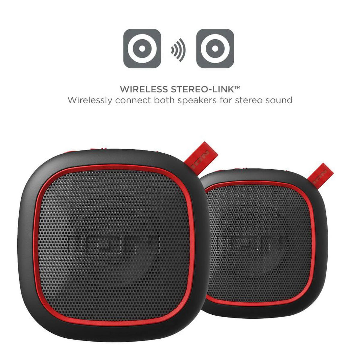 Black Portable Bluetooth Speaker 2 Pack S193626